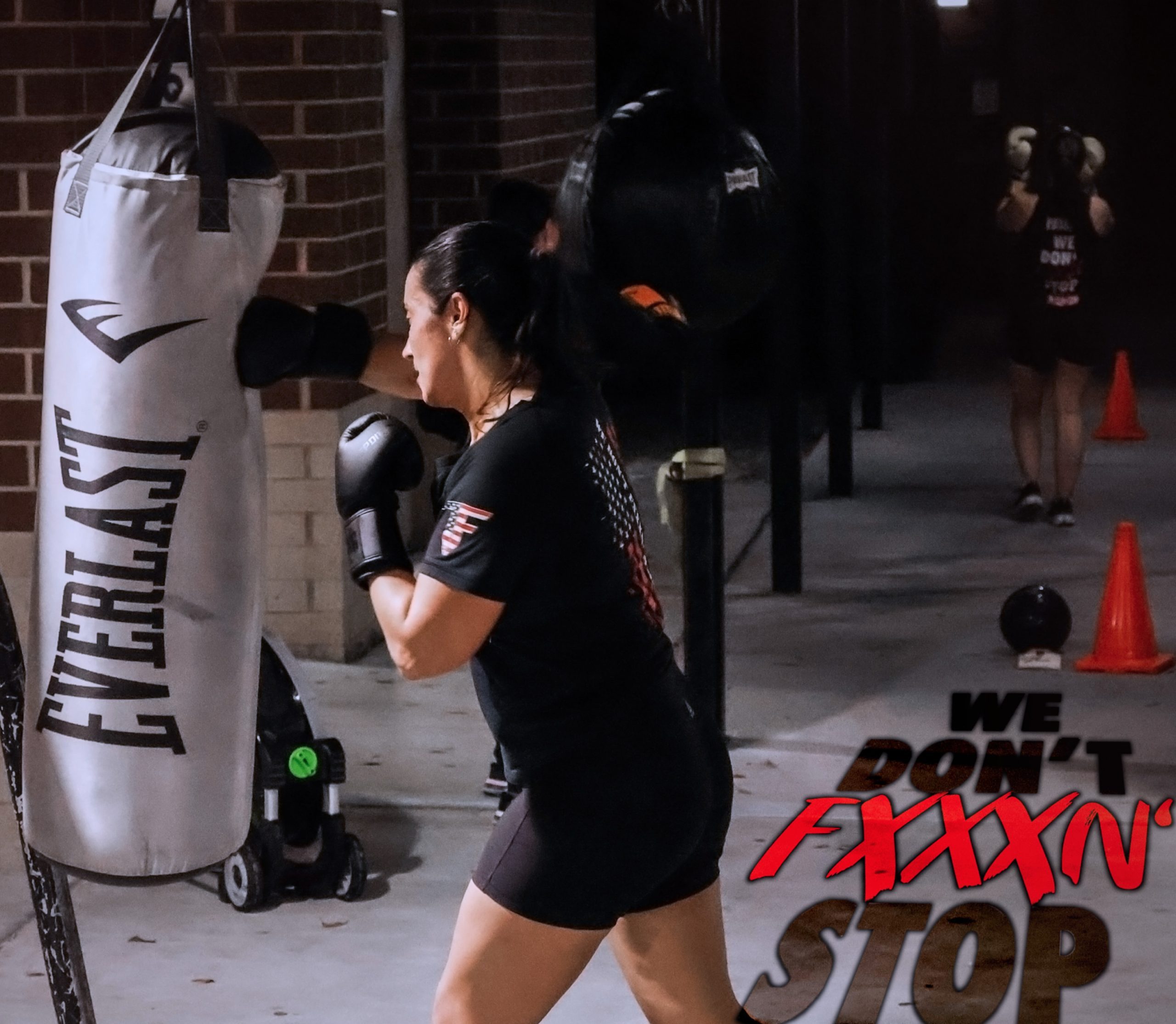 woman boxing